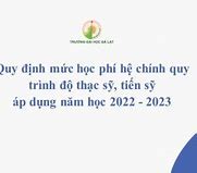 Học Phí Thạc Sĩ Ftu2